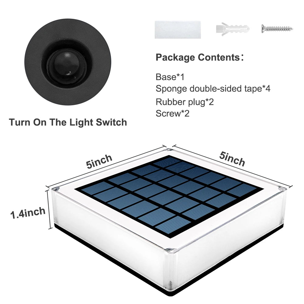 T-SUN 1PC/2PCS Solar Power Light IP65 Solar LED Light Outdoor Garden Decoration Outdoor Solar Stigma Lights Solar Lamp Fairy